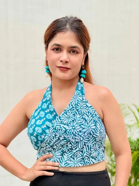Bella: Sea Green & Sky Blue Top Combo